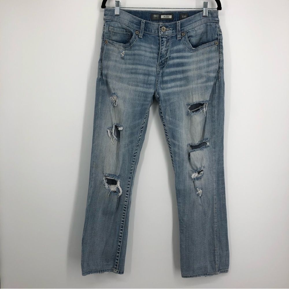 BKE Alec Straight‎ Leg Jeans Mens 33R